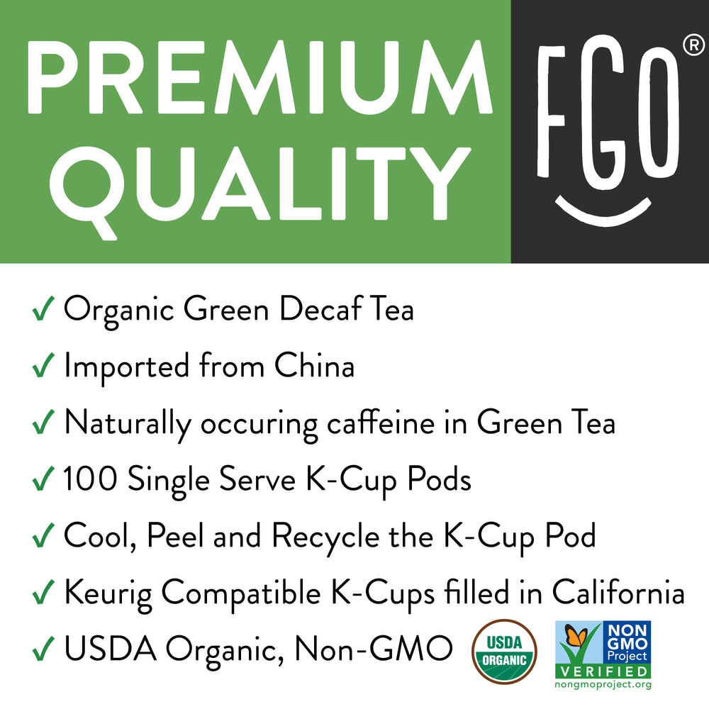 Green Decaf Tea K-Cup Pods