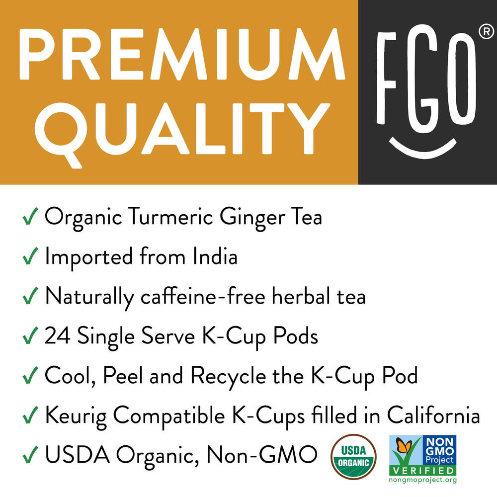 Turmeric Ginger Tea K-Cup Pods