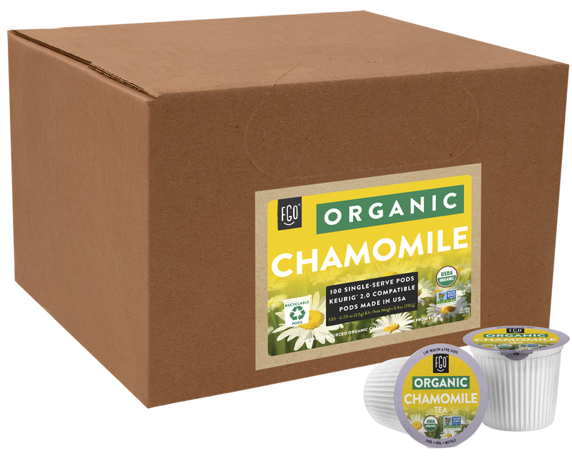 Chamomile Tea K Cup Pods FGO From Great Origins