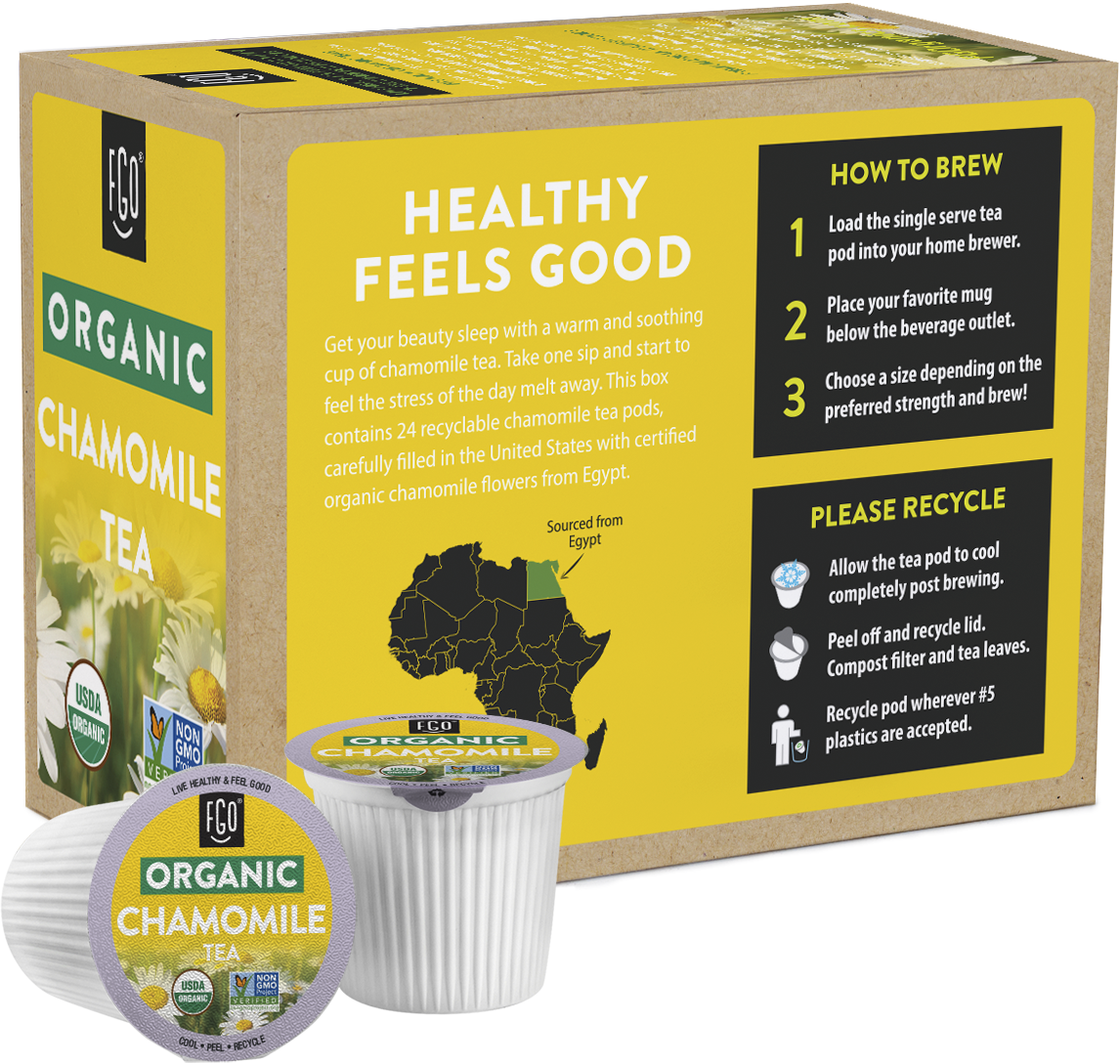 K cup chamomile tea best sale
