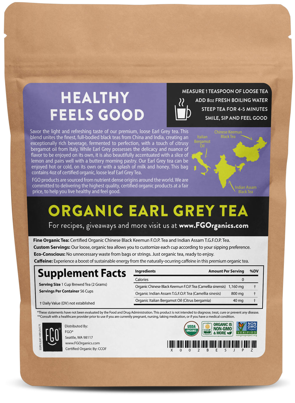 Earl Grey Loose Leaf Tea