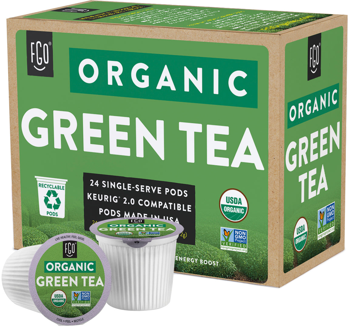 Green Tea K-Cups 24ct – FGO - From Great Origins