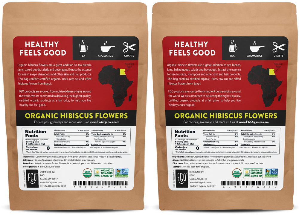 Hibiscus Flowers - Cut & Sifted