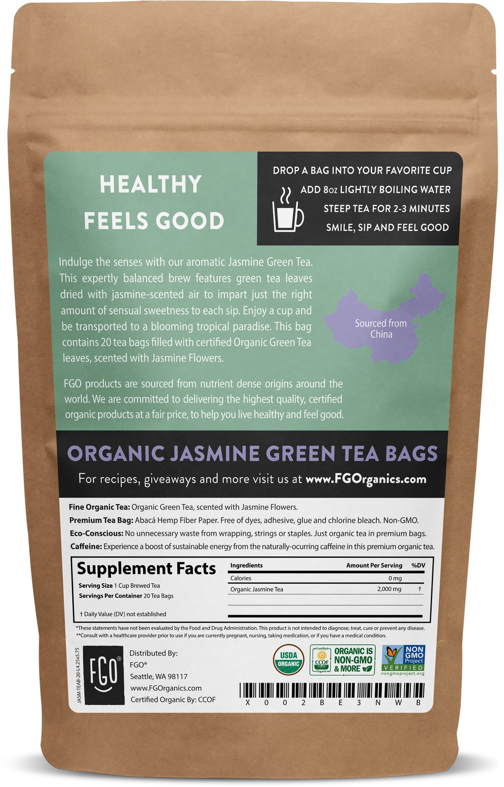 Jasmine Tea Bags