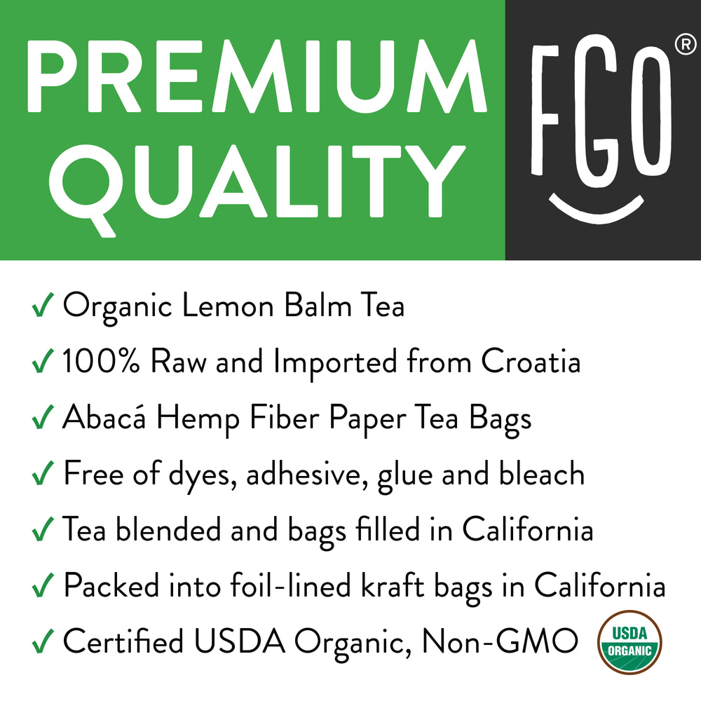 Lemon Balm Tea Bags
