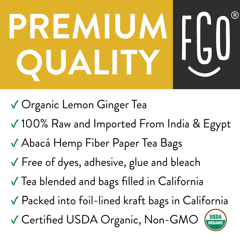 Lemon Ginger Tea Bags