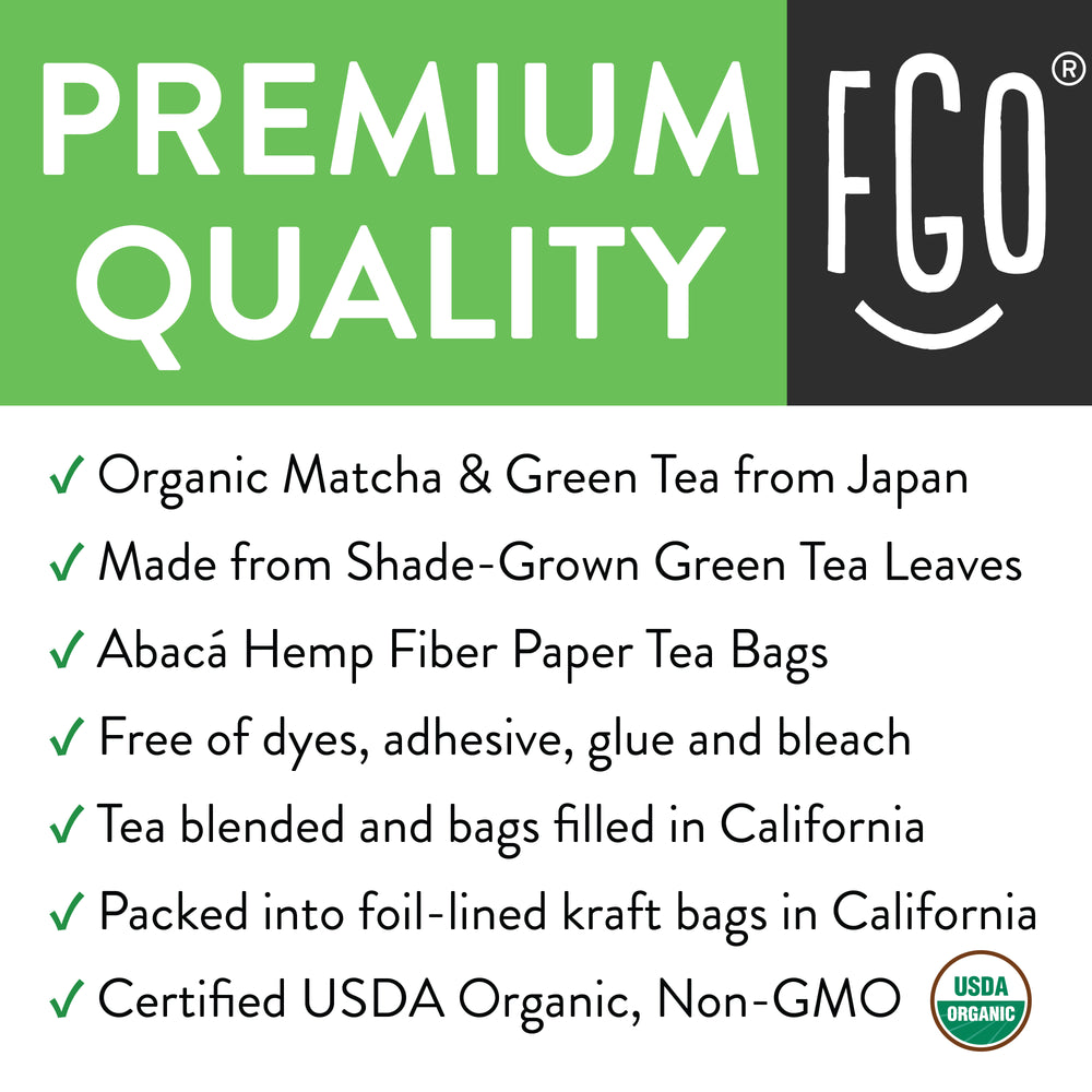 Matcha + Green Tea Bags