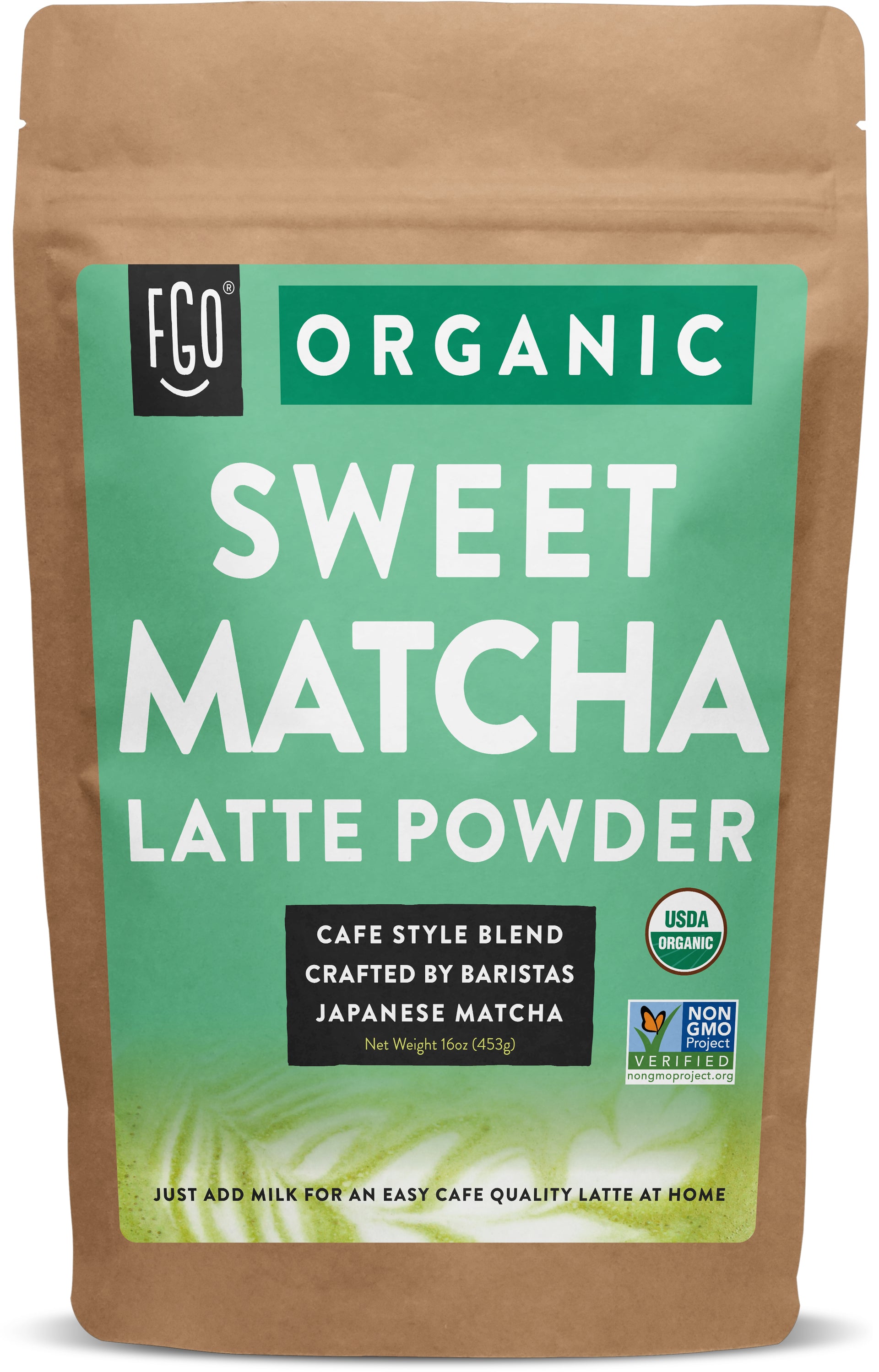 Cafe Style Sweetened Matcha Latte Mix - Sugar Free