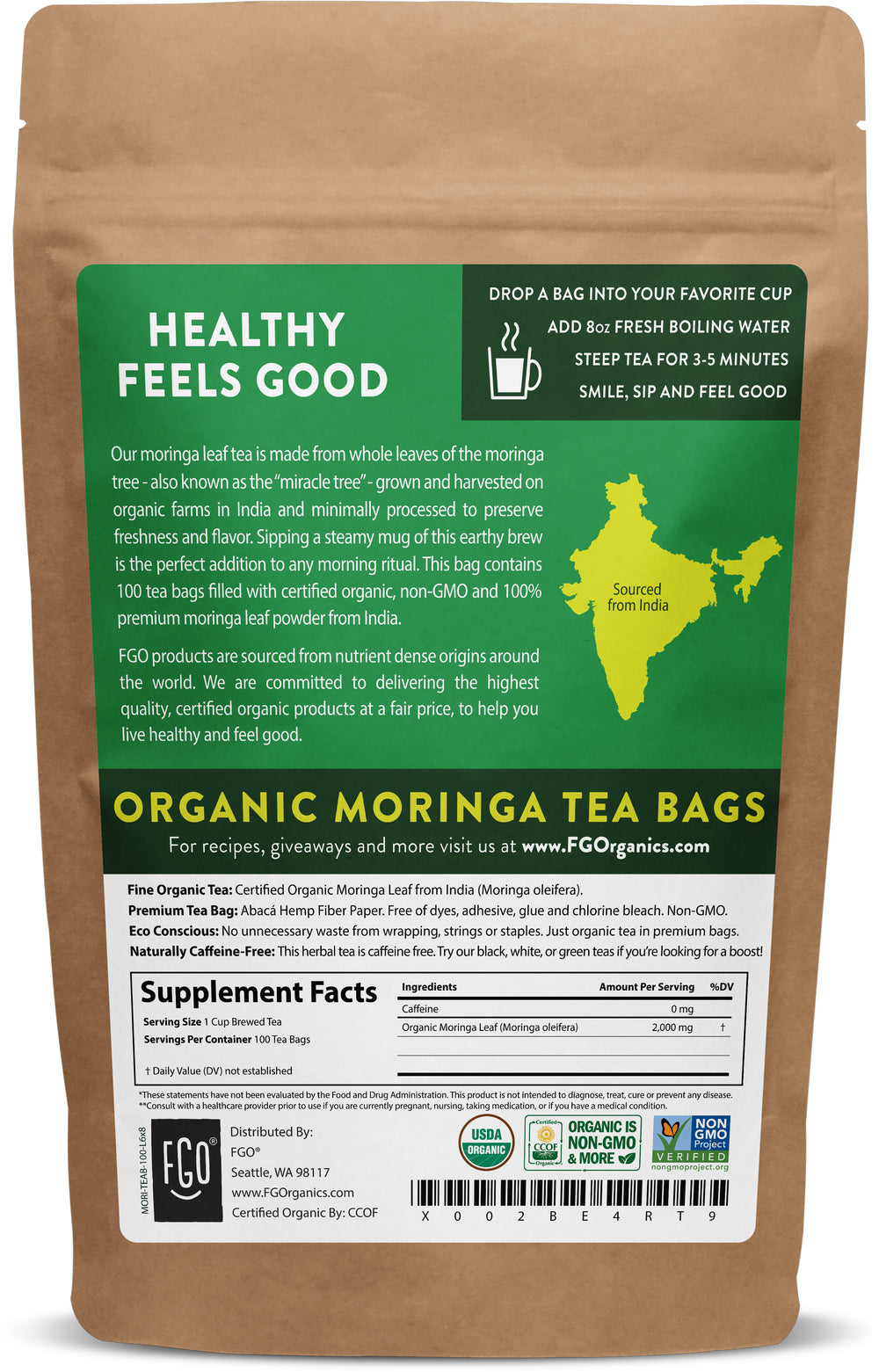 Moringa Tea Bags