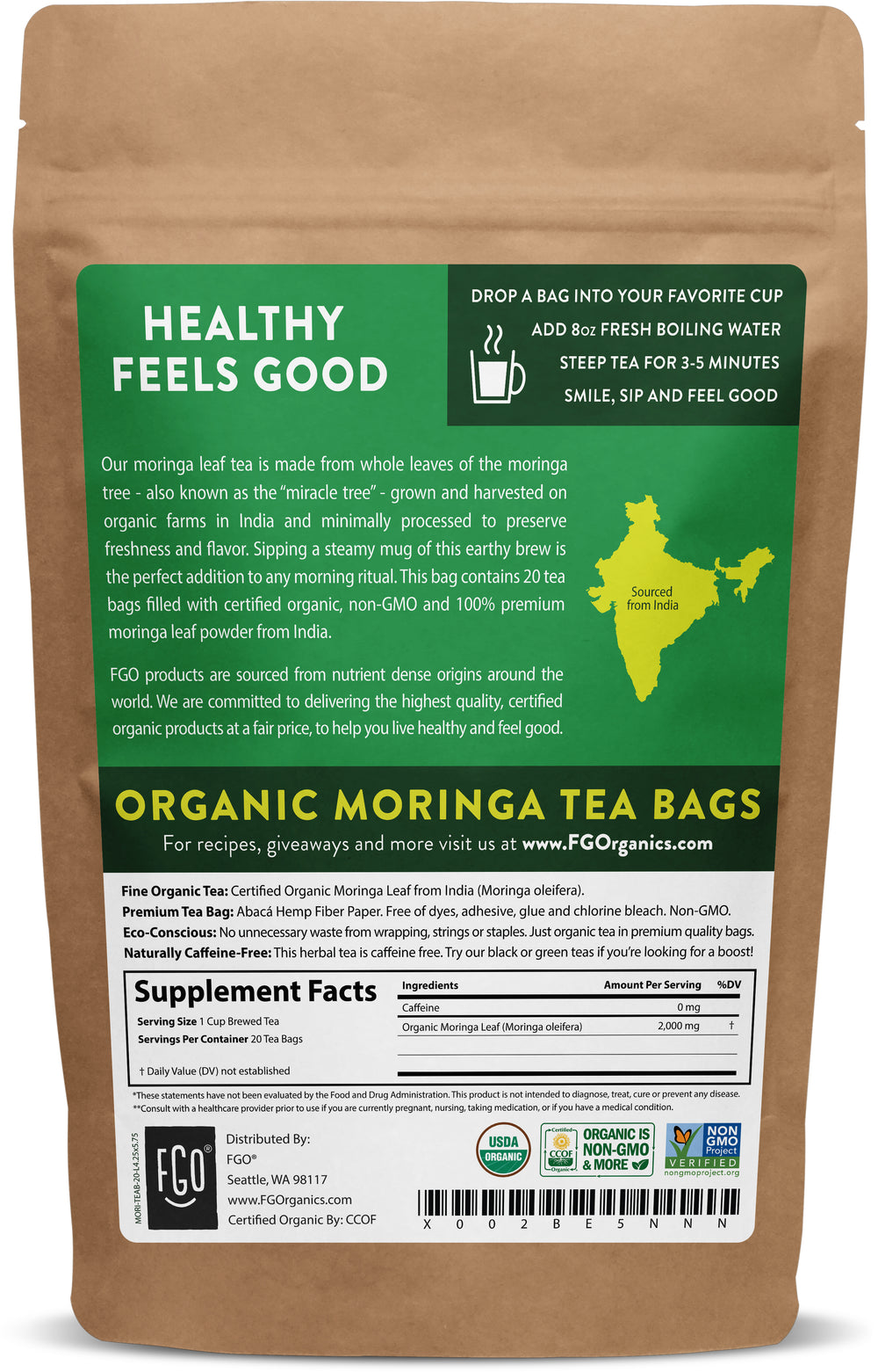 Moringa Tea Bags
