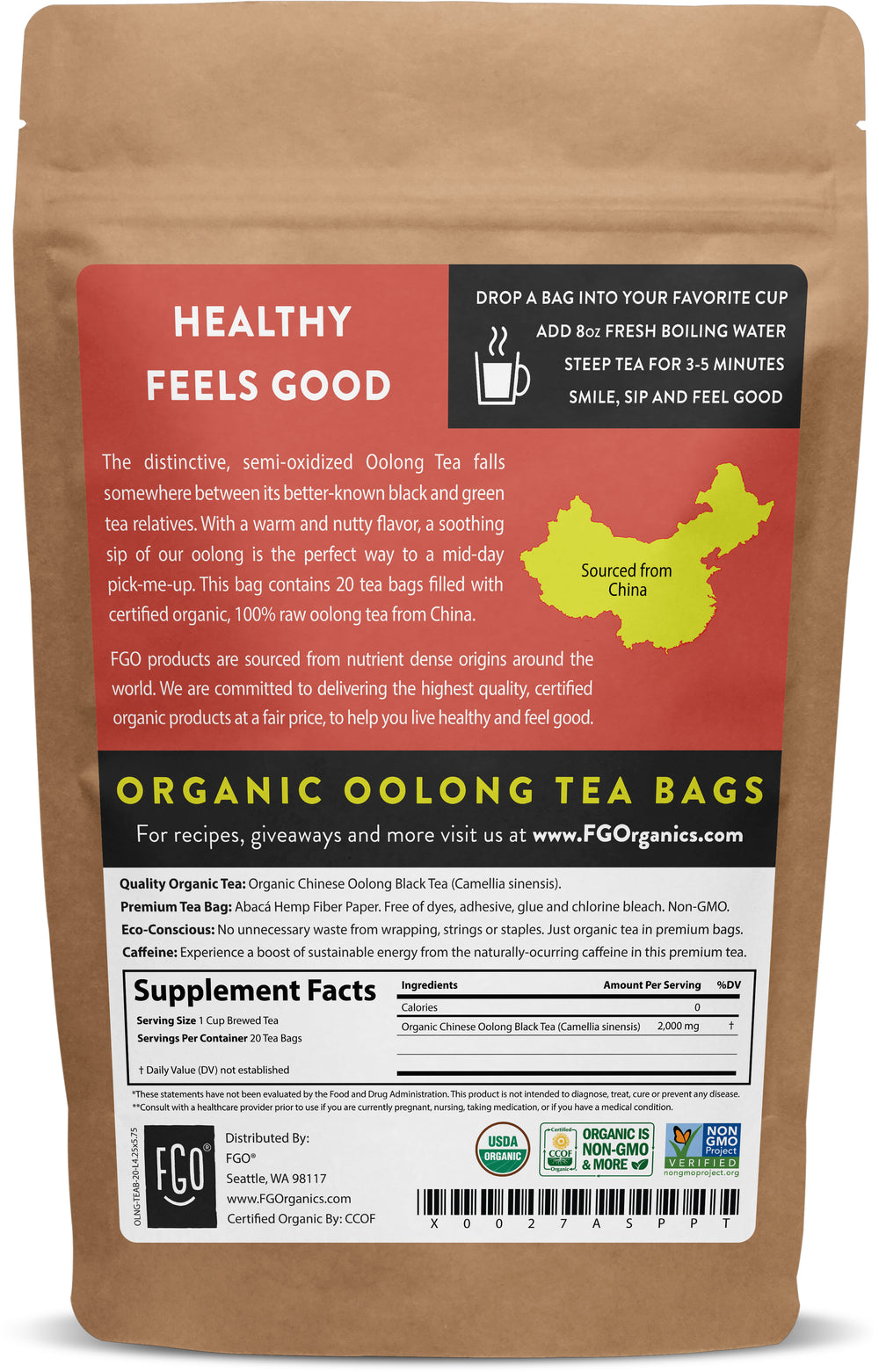 Oolong Tea Bags
