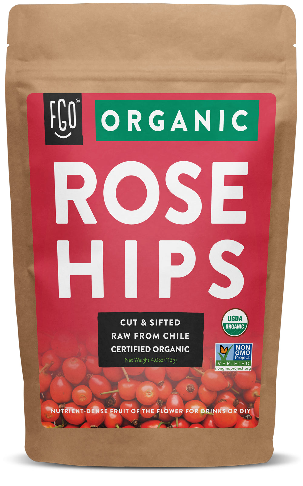 Rosehips - Cut & Sifted