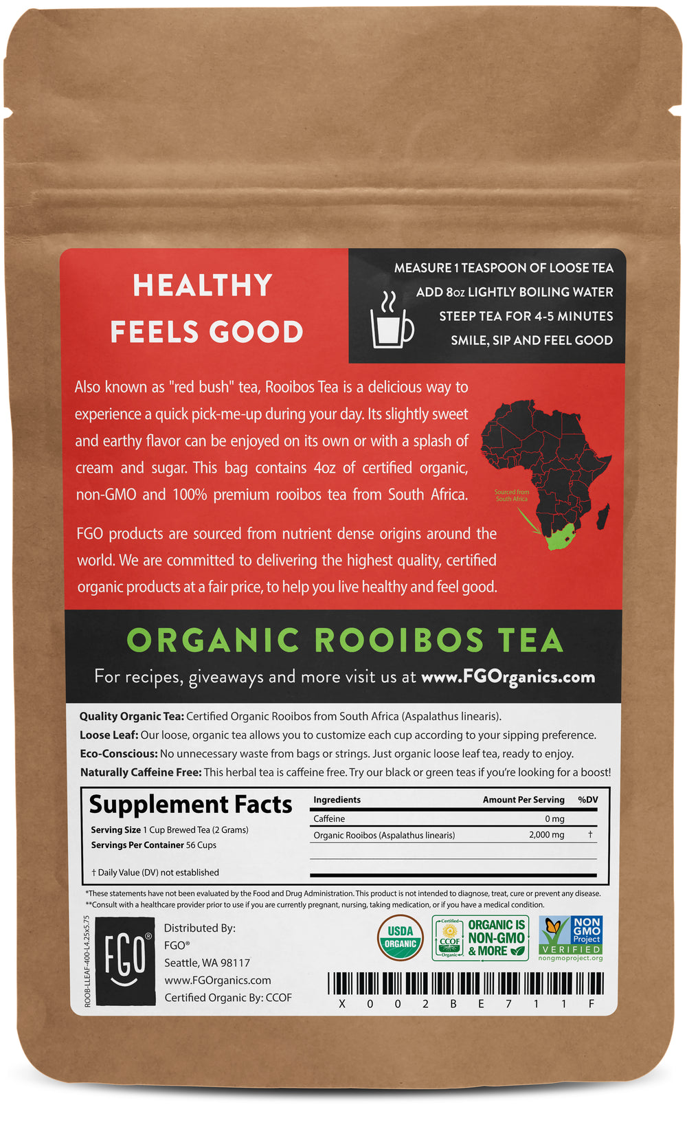 Rooibos Loose Leaf Tea