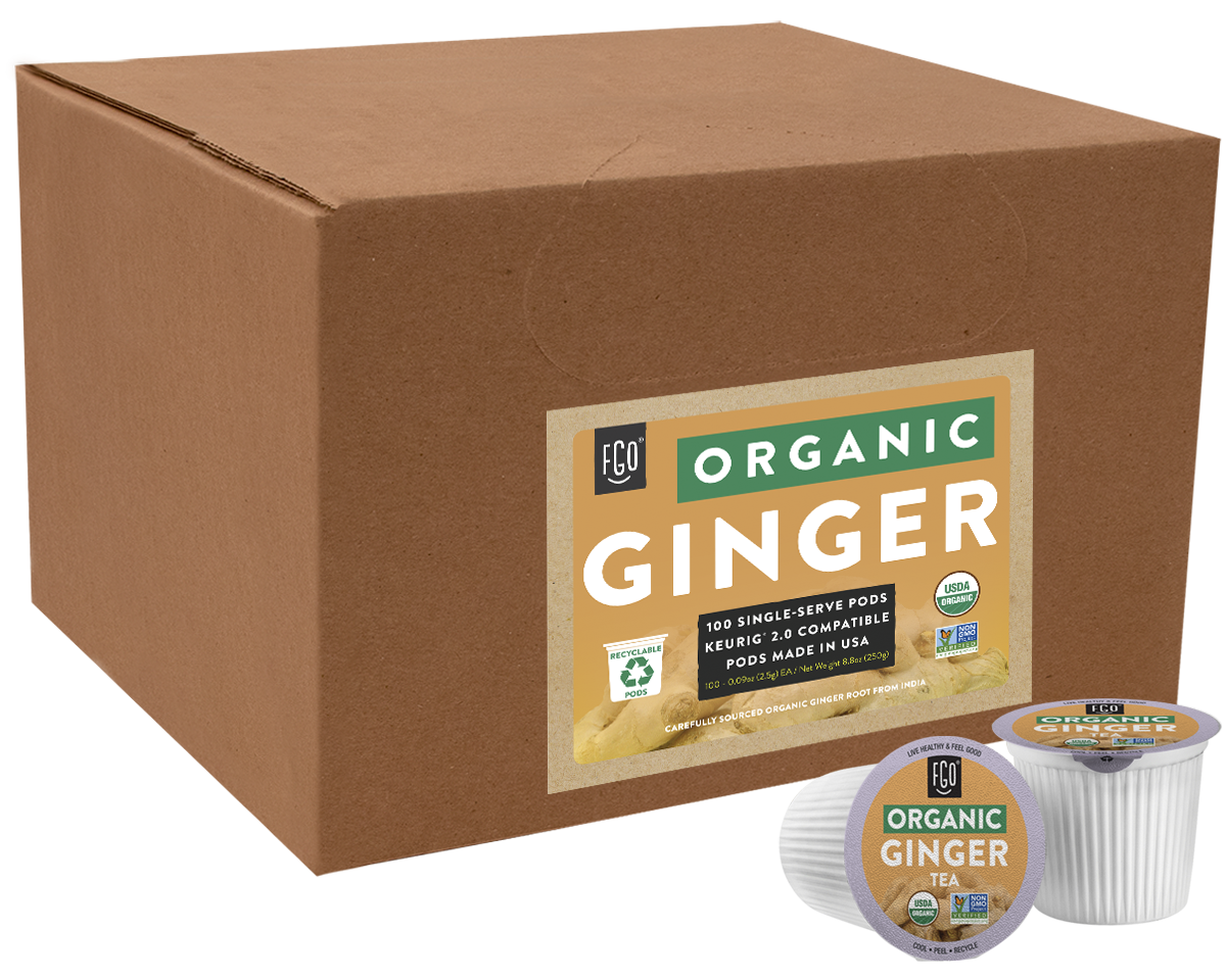 Ginger Tea K Cup Pods FGO From Great Origins