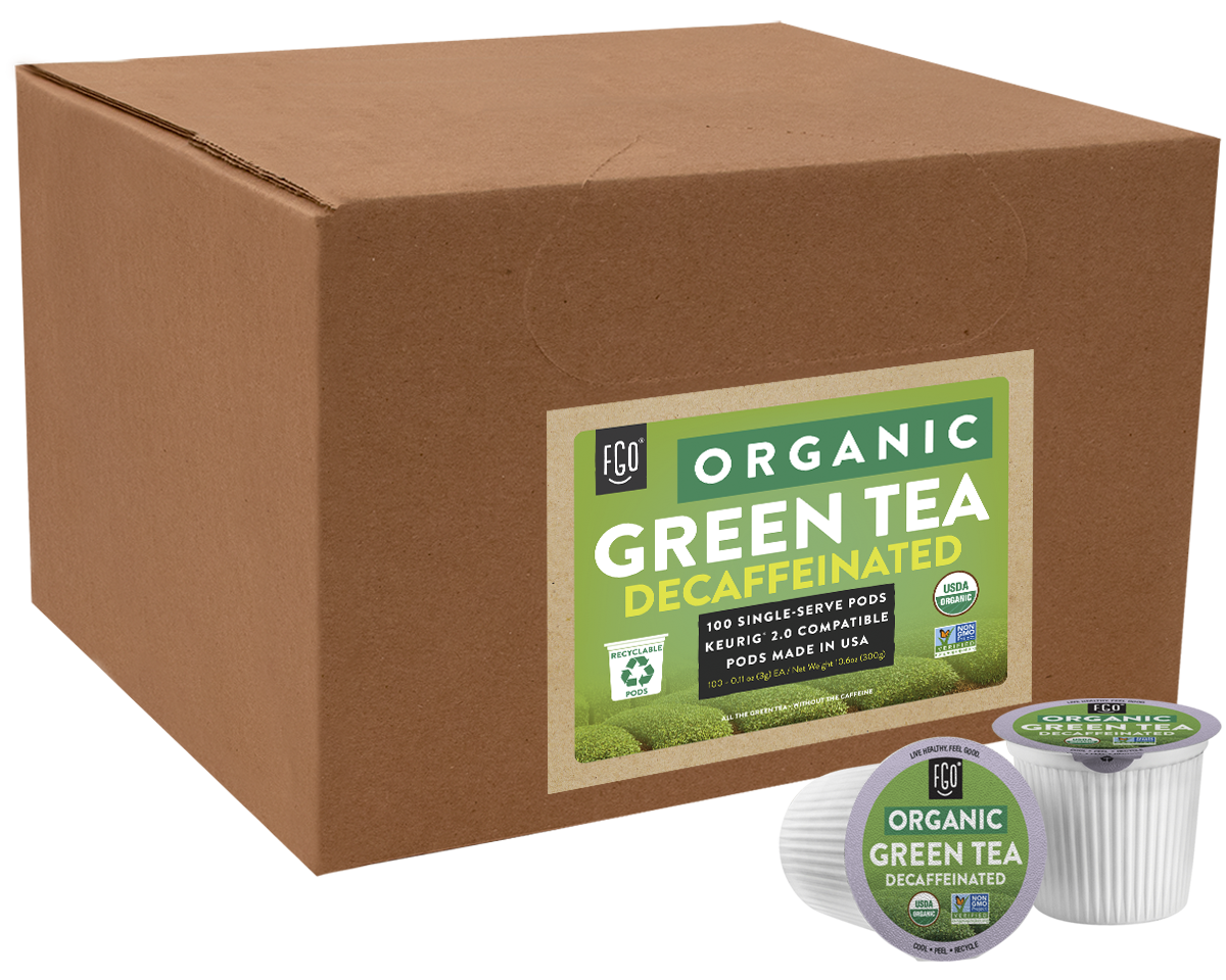 Decaf green tea k cups hot sale