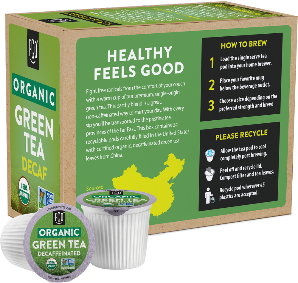 Green Decaf Tea K-Cup Pods