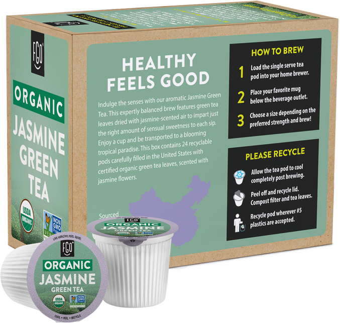 Jasmine Tea K Cup Pods FGO From Great Origins