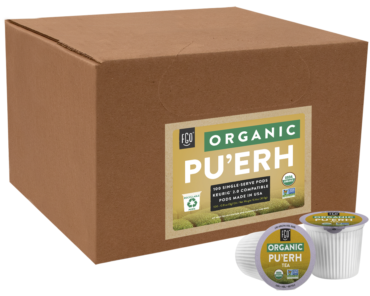 Pu erh Tea K Cup Pods FGO From Great Origins