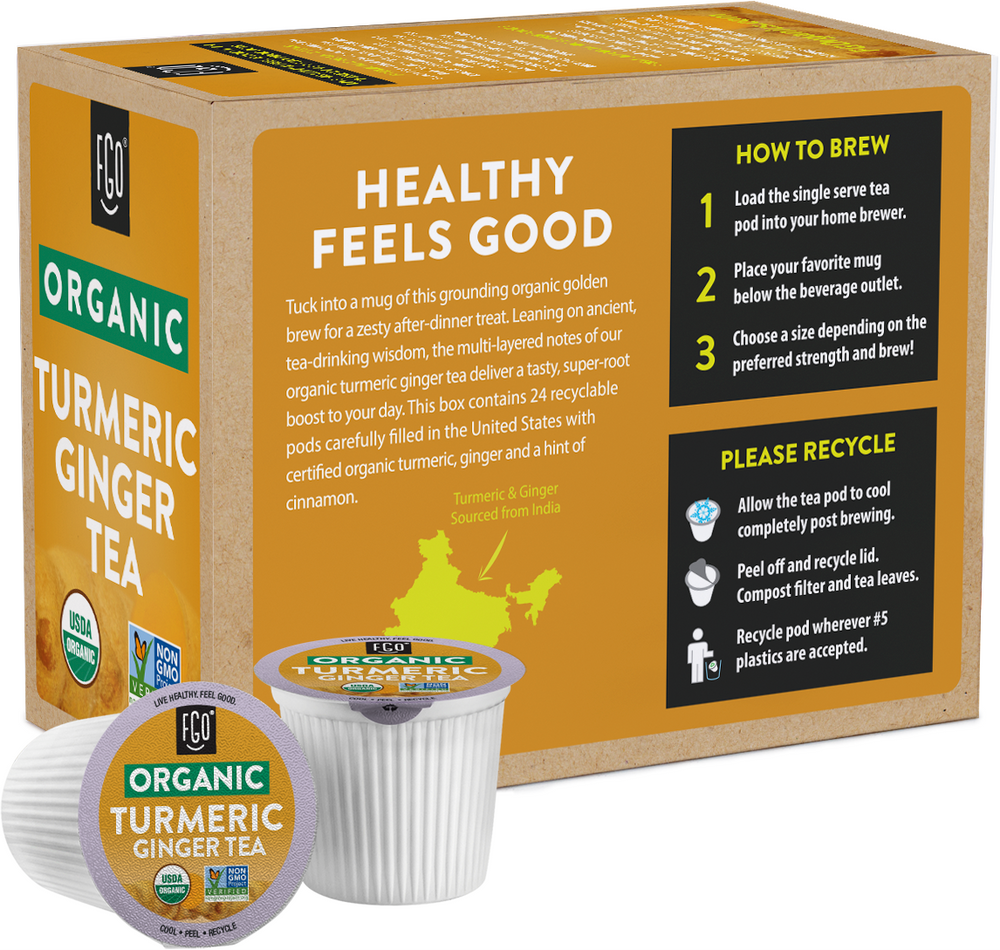 Turmeric Ginger Tea K-Cup Pods