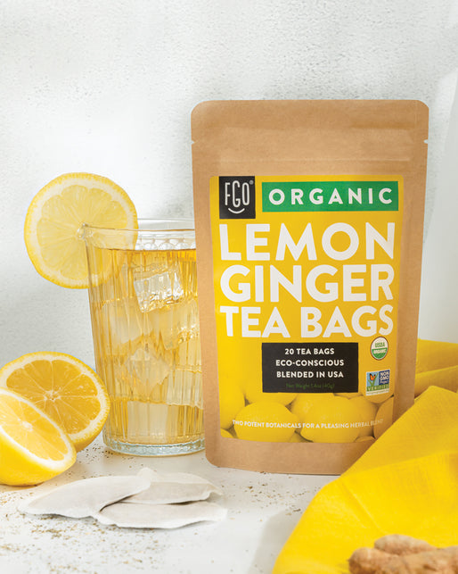 Lemon Ginger Tea Bags 20ct