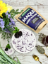 Ingredients for blackberry lavender maqui pudding.