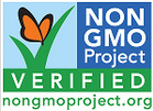 Non-GMO Project Verified butterfly mark